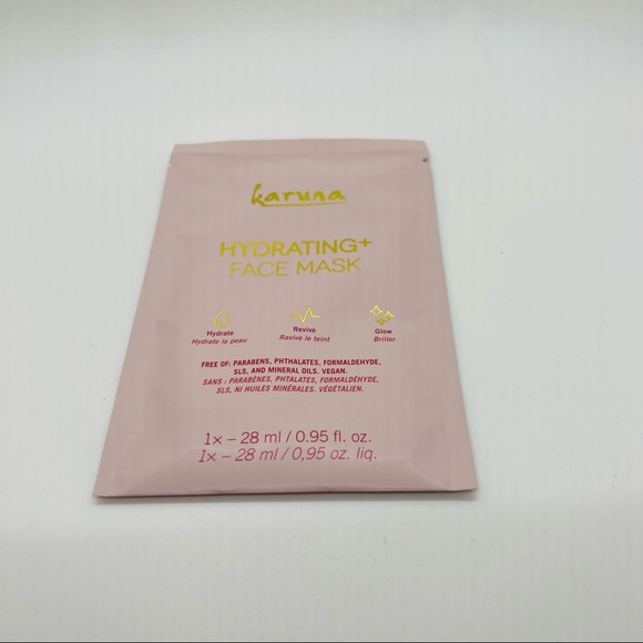 NWT Karuna Hydrating+ Facial Sheet Mask:Soybean & Hyaluronic Acid Help Restore - Picture 13 of 13